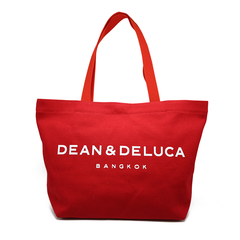 DEAN&DELUCA BANGKOK RED TOTE BAG LARGE