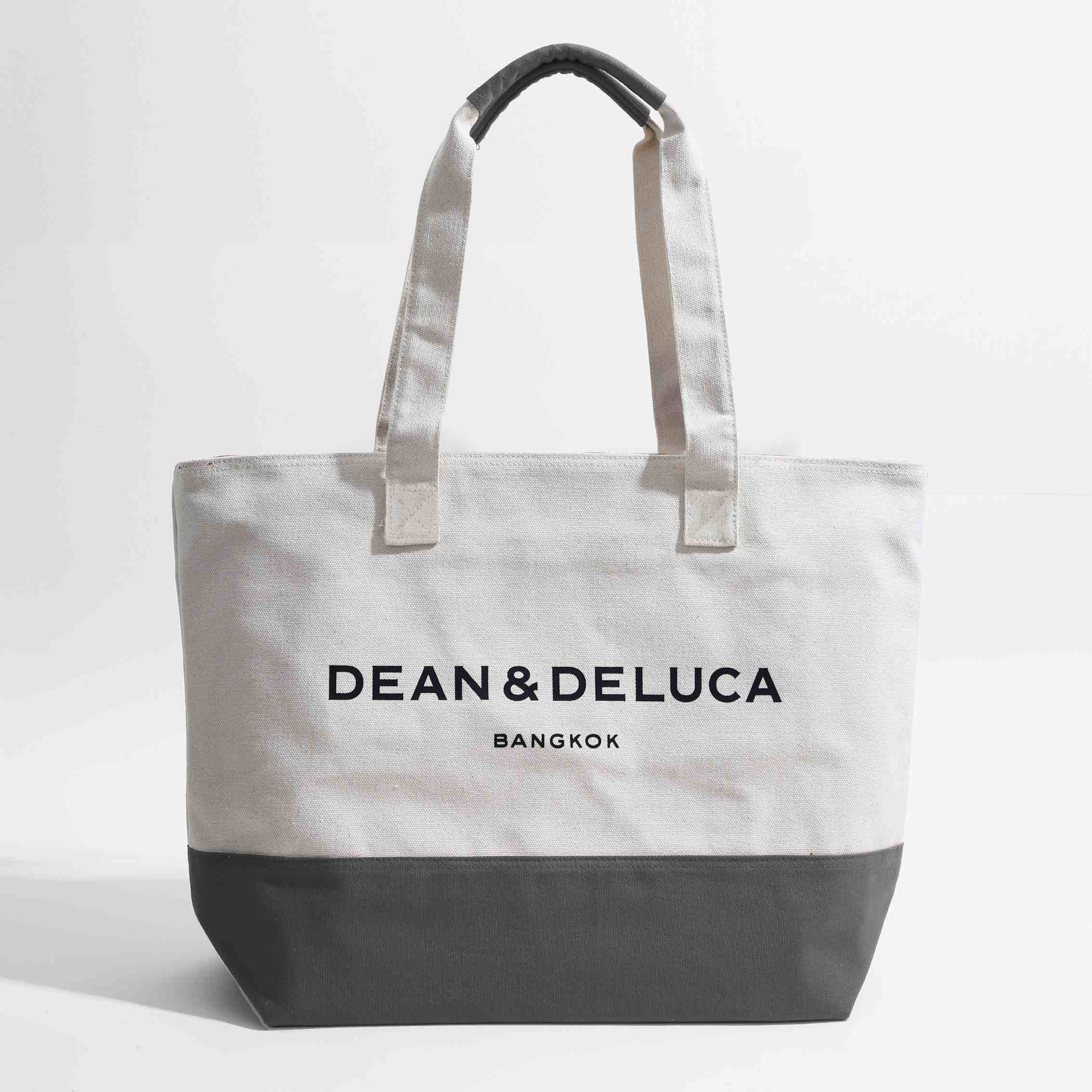 DEAN&DELUCA BANGKOK LONG ISLAND TOTE BAG GREY