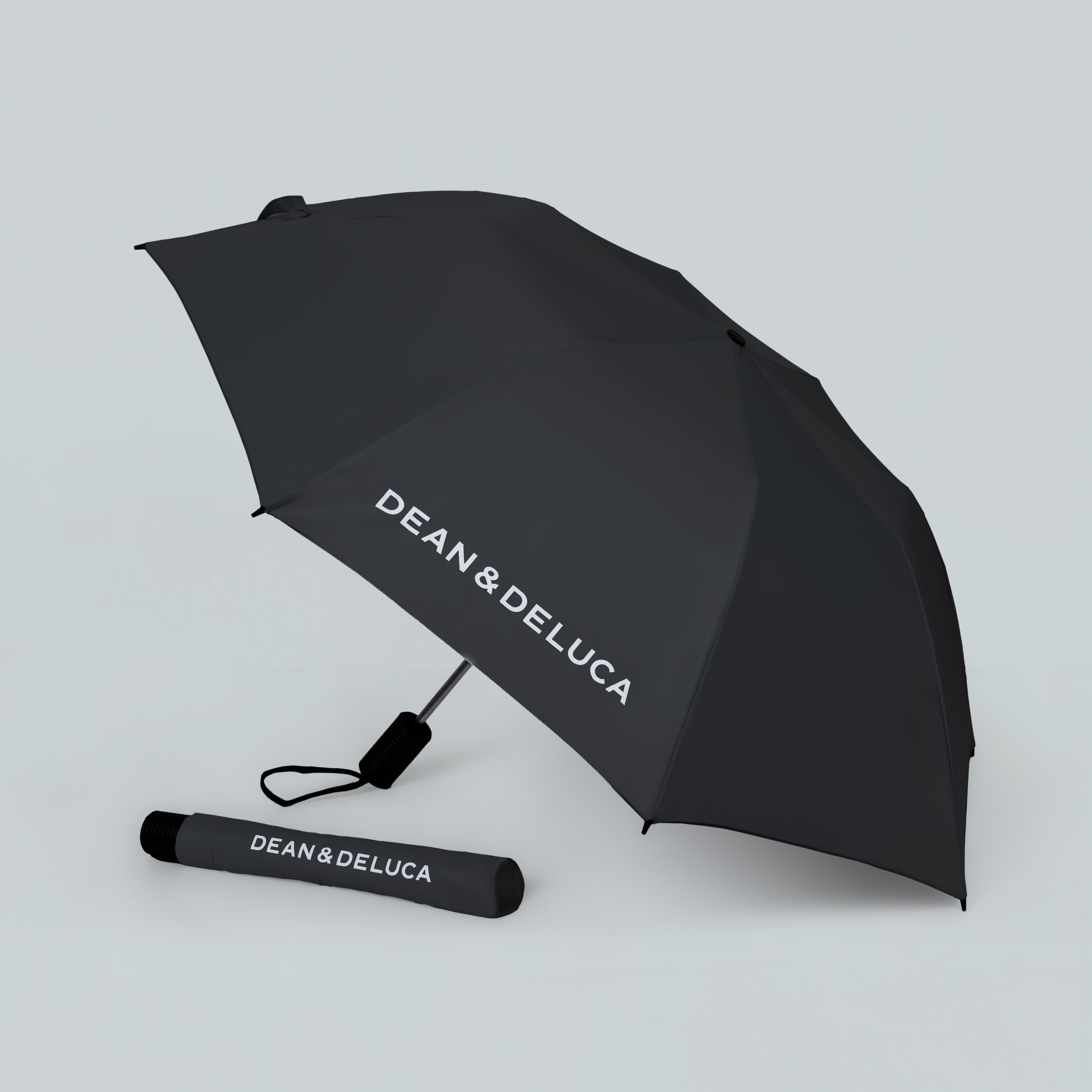 DEAN&DELUCA COMPACT/FOLD UMBRELLA MANUAL OPEN BLACK