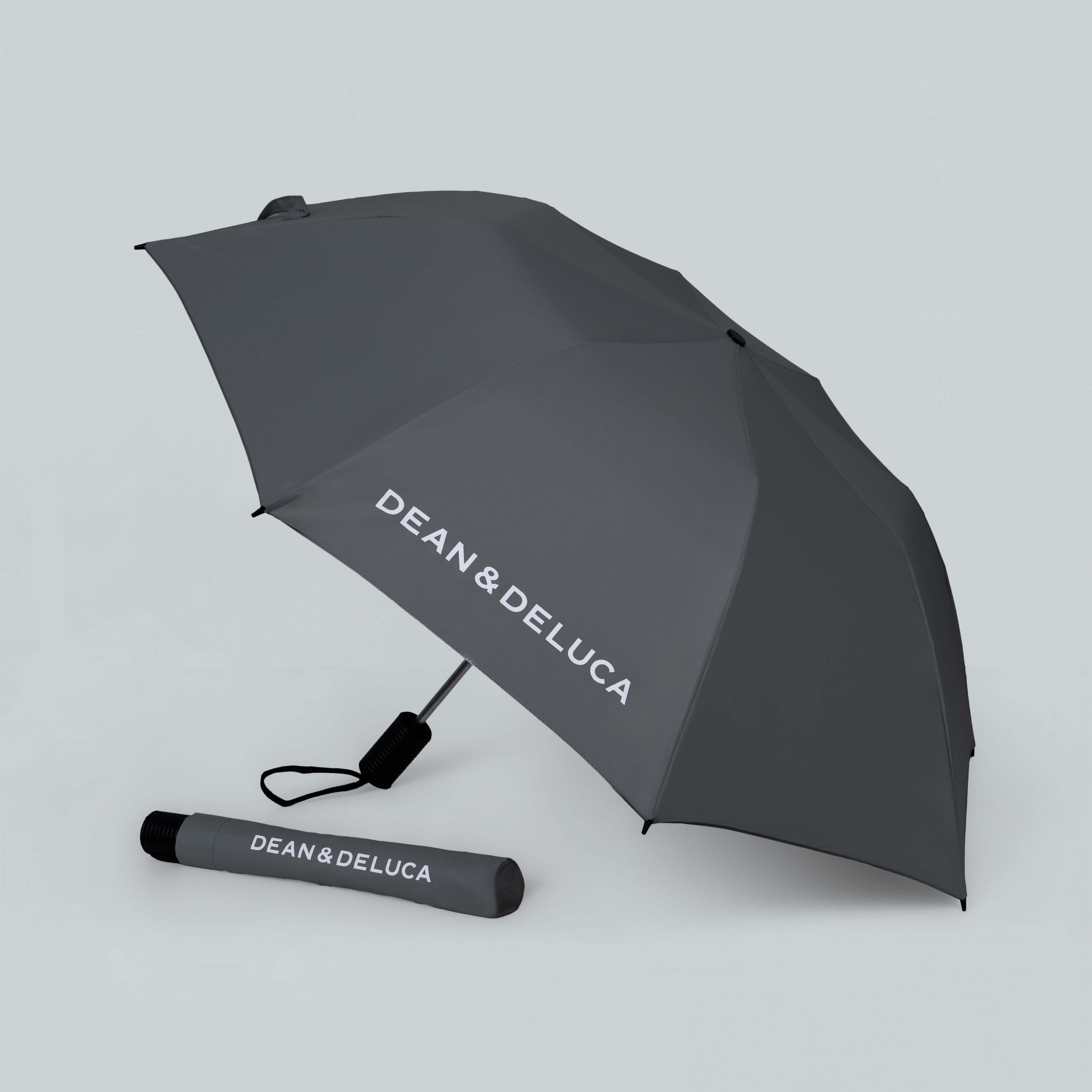 DEAN&DELUCA COMPACT/FOLD  UMBRELLA GREY
