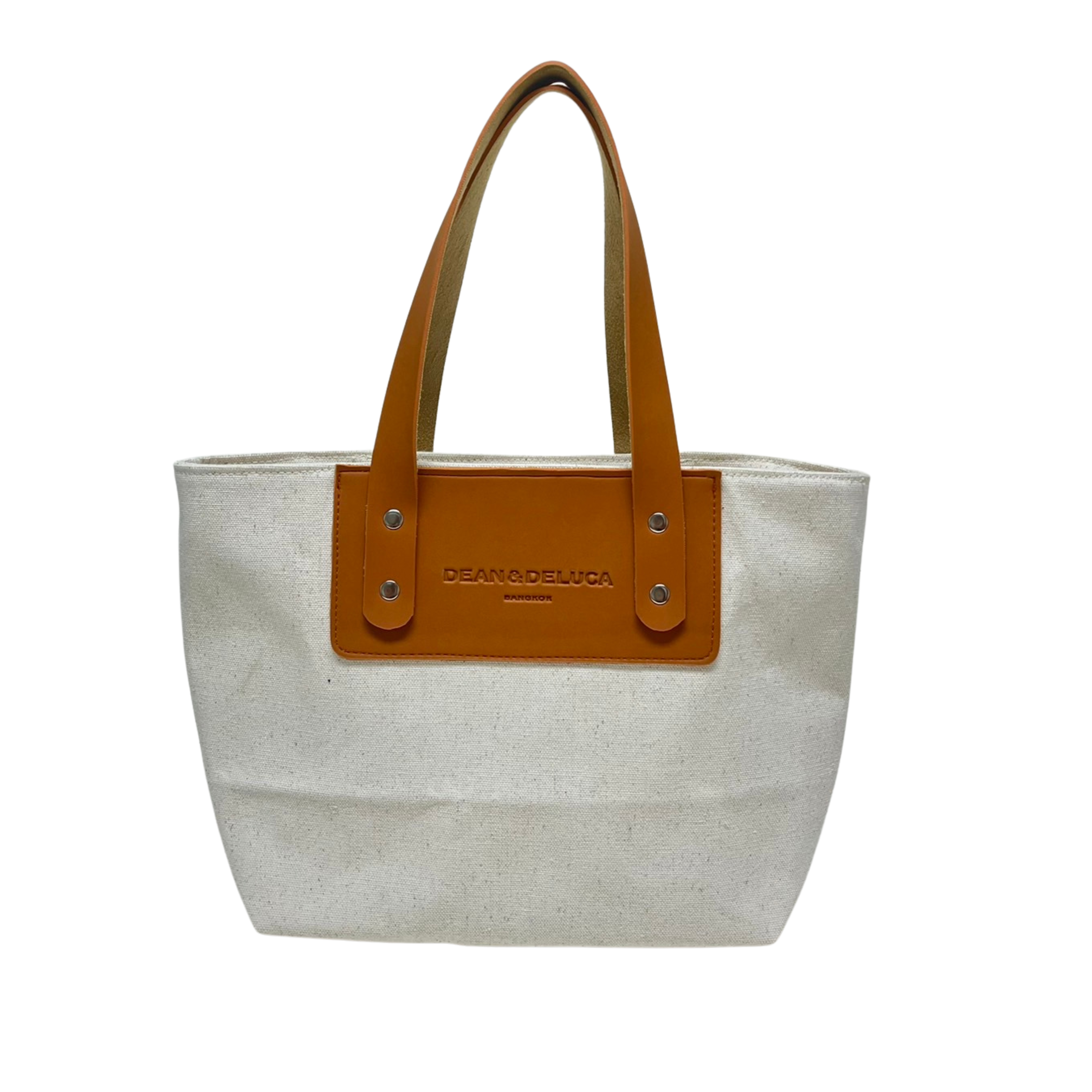 DEAN&DELUCA BANGKOK GIORGIO NATURAL & TAN TOTE BAG