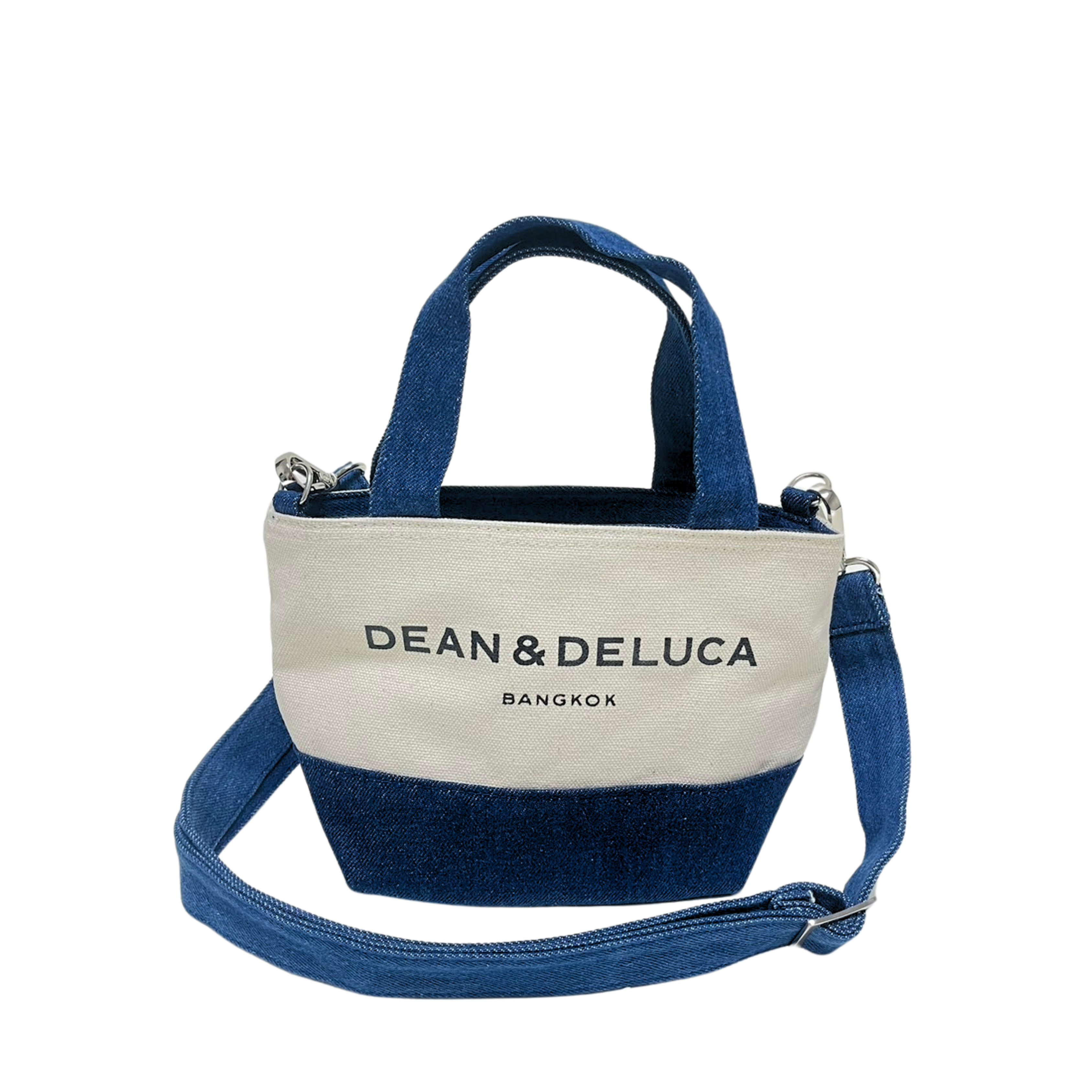 DEAN&DELUCA BANGKOK TWO TONE PETITE TOTE BAG DIM