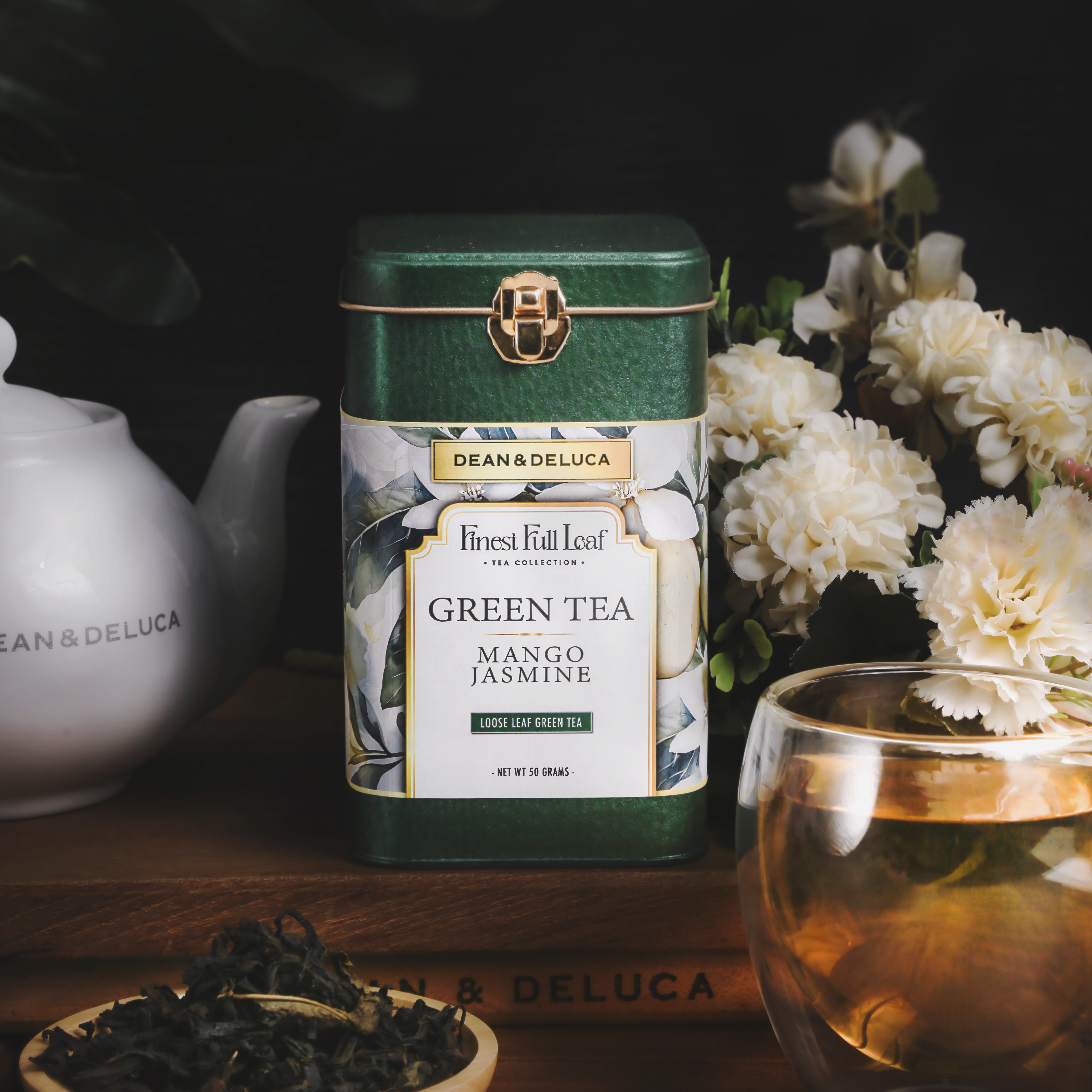 DEAN&DELUCA GREEN TEA MANGO JASMINE (ชาเขียวมะม่วงมะลิ)