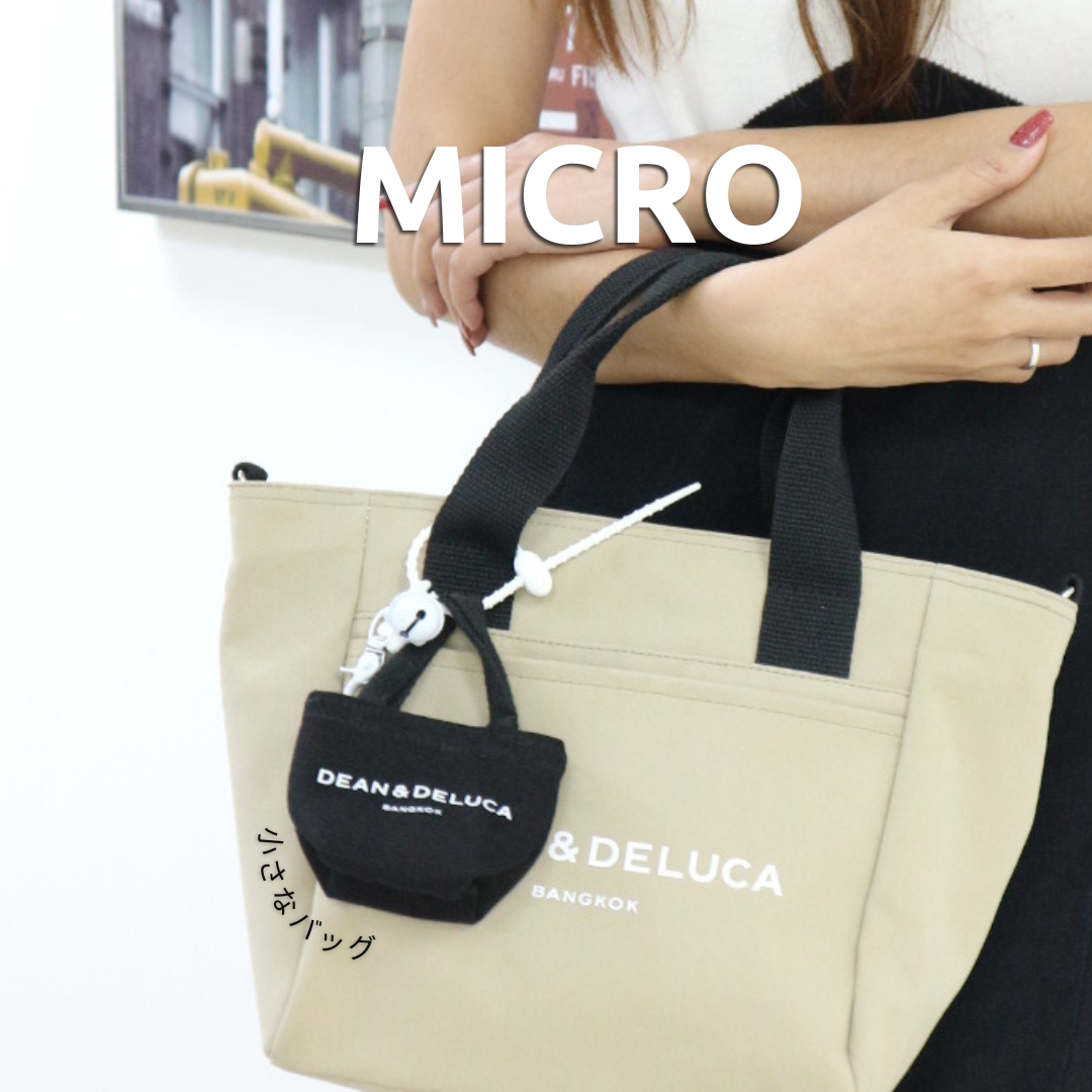 D&D BANGKOK MICRO TOTE BAG BLACK