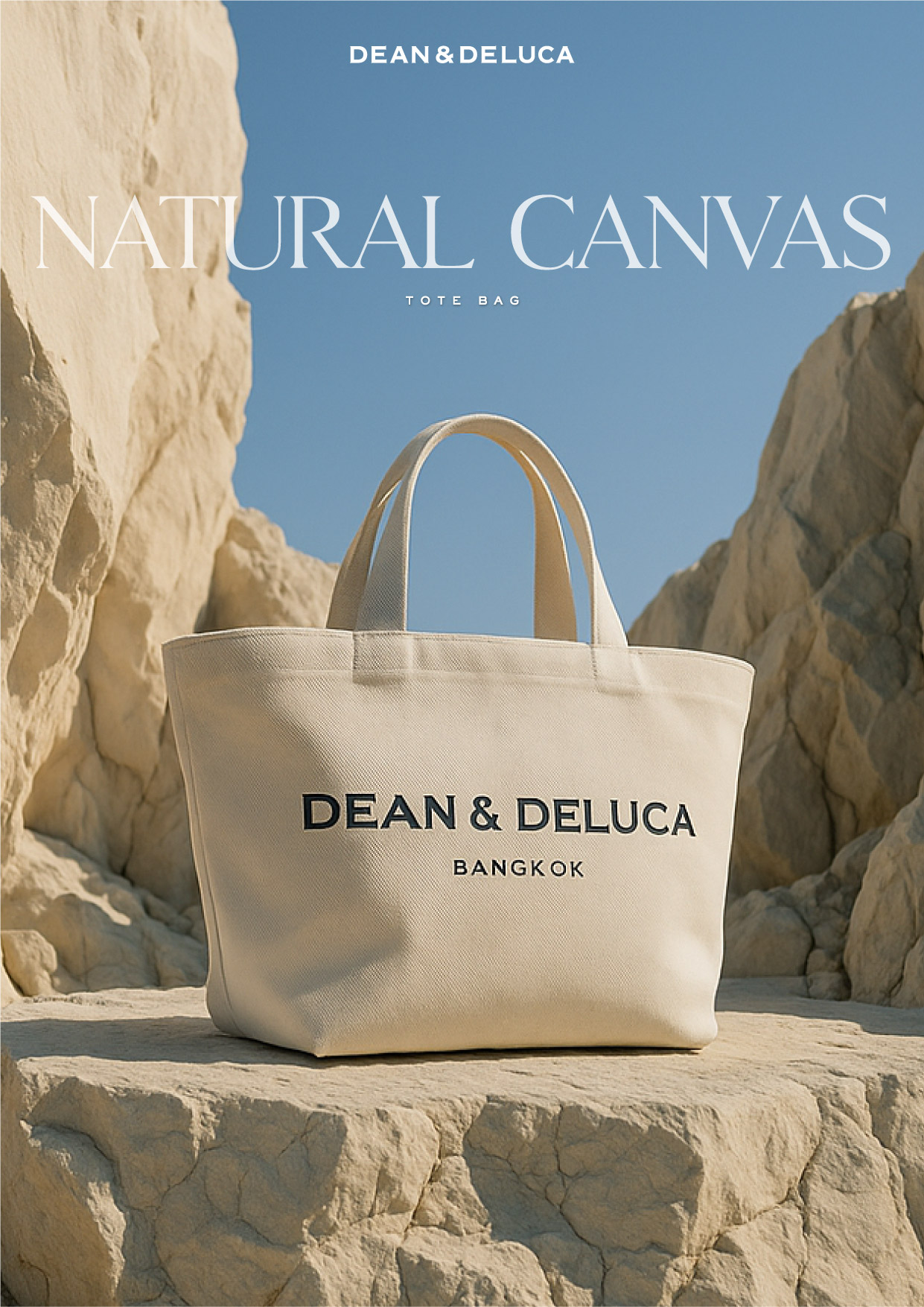 トートバッグ DEAN&DELUCA Bangkok \"MOCHA MOUSSE\" \"NATURAL CANVAS\" XL 👜 กลับมาอีกครั้ง! กับกระเป๋าผ้าทรงสุดฮิตตลอดกาลพร้อมสีใหม่