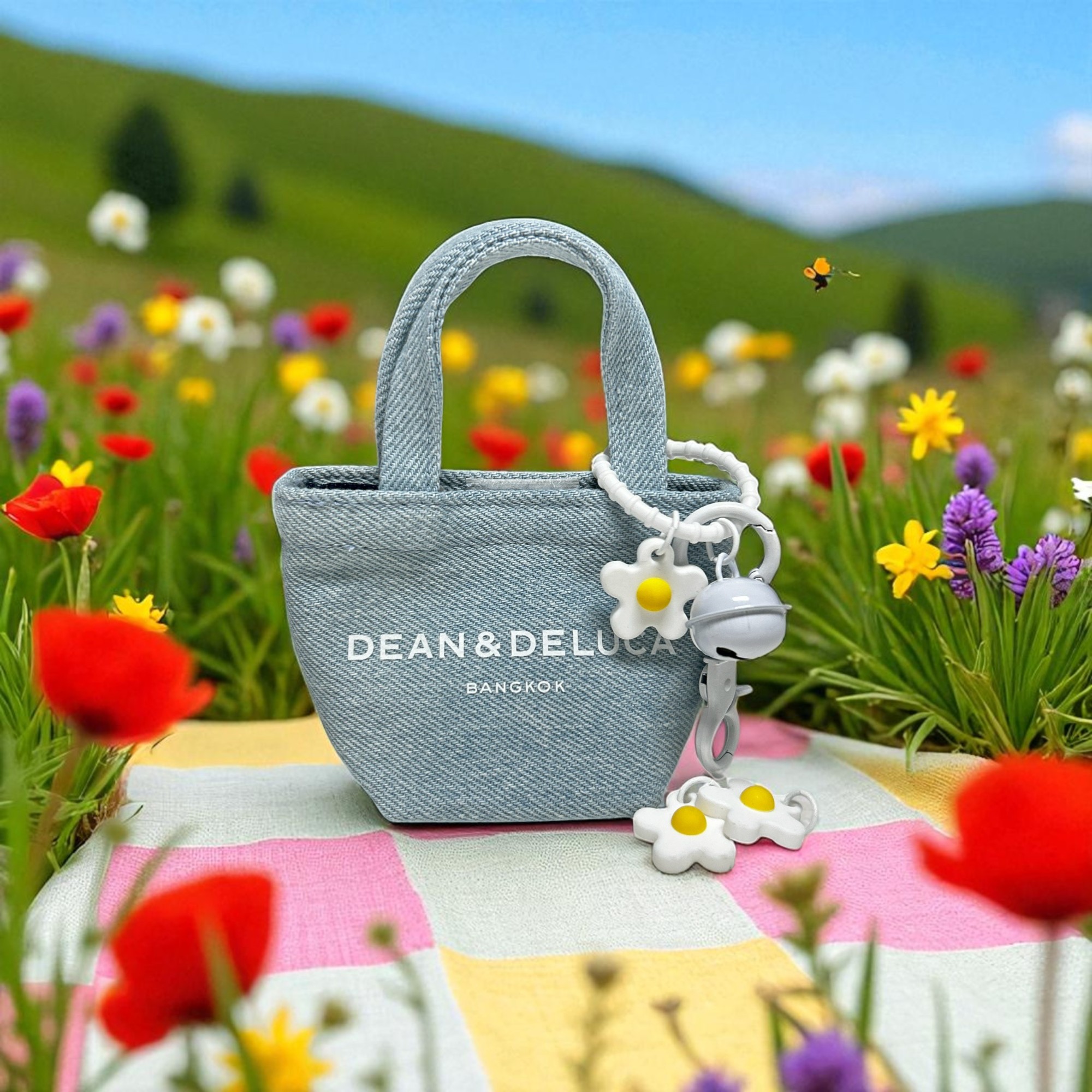 DEAN&DELUCA BANGKOK MICRO TOTE BAG FADED
