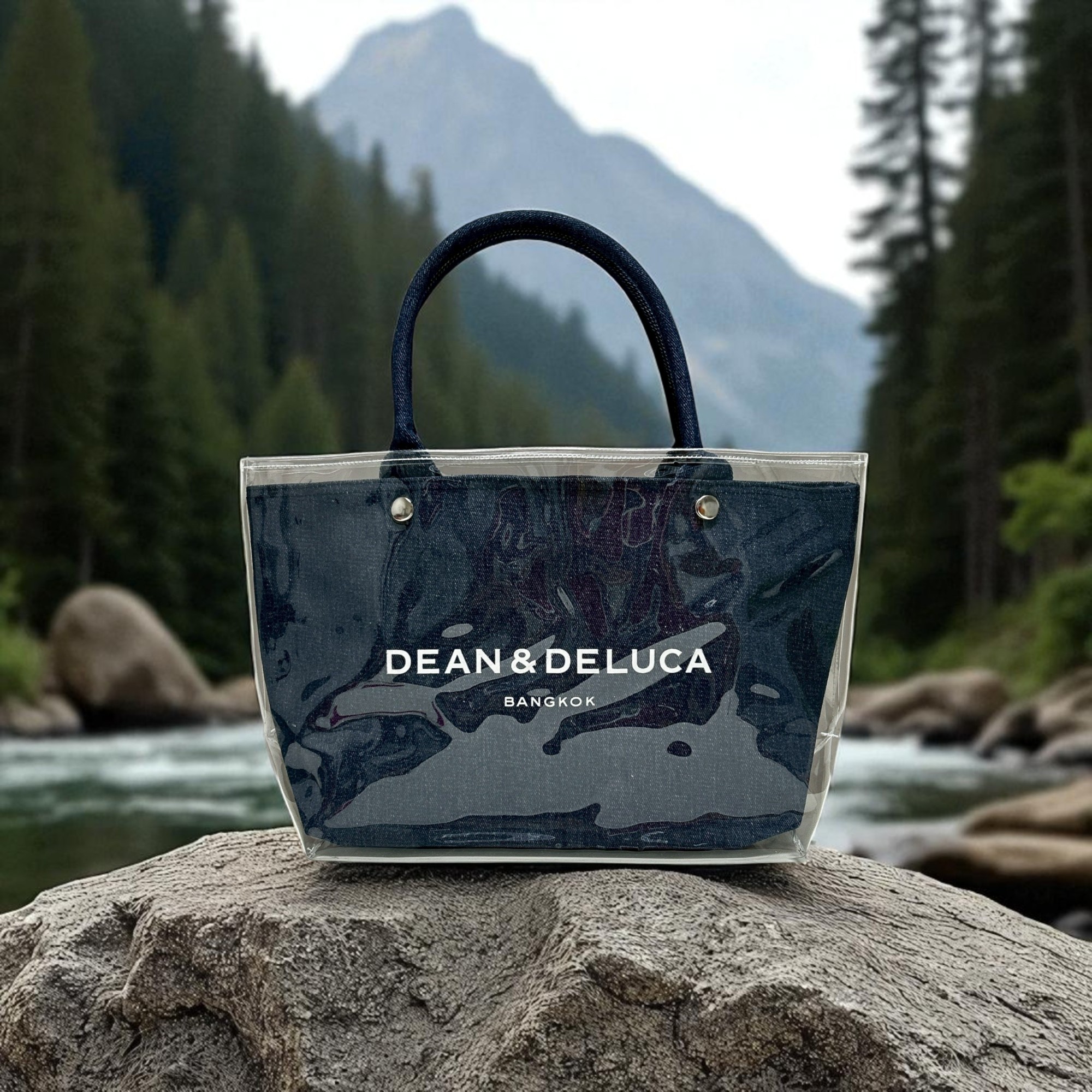 タイ限定★DEAN&DELUCA★Brooklyn スクエアトートバッグ ２色 DEAN & DELUCA 】☆タイ限定☆ブルックリン トートバッグ 2色