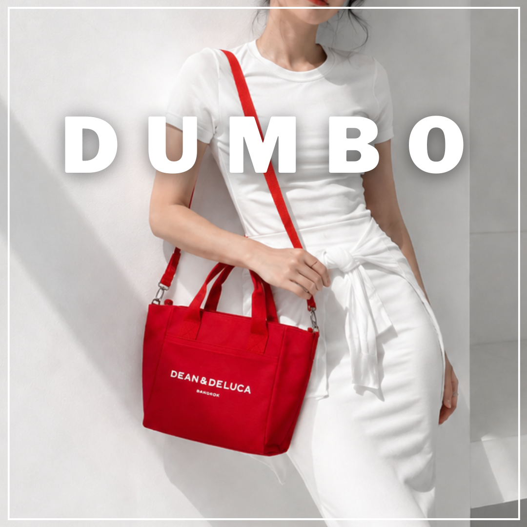 DEAN&DELUCA BANGKOK DUMBO RED TOTE BAG